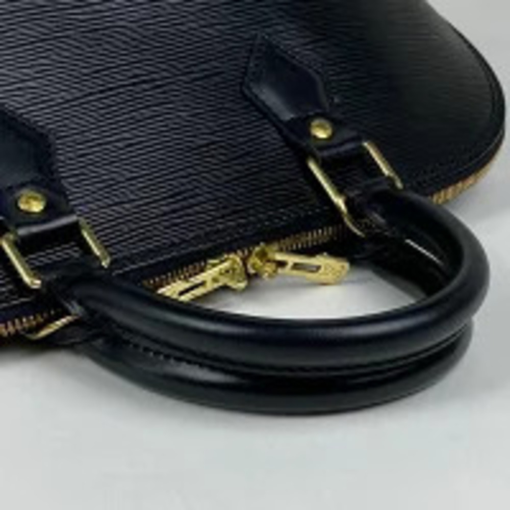 Louis Vuitton Alma handbag Epi leather Noir Black - Picture 5 of 6